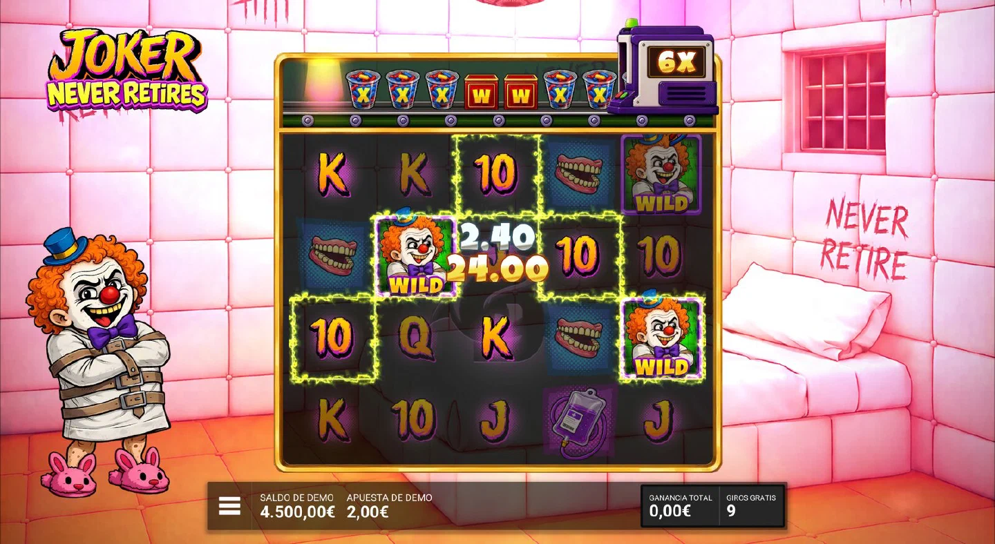 La celda acolchada durante Miracle Meds con el multiplicador global en 6x